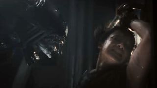 Xenomorph attacks in Alien: Romulus