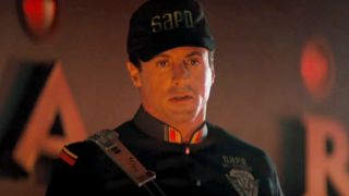 Sylvester Stallone in Demolition Man